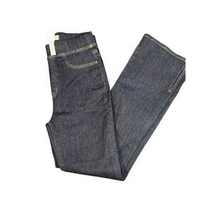 Madewell High Rise Pull On Flare Jeans Indigo Side Slit NG608 Womens 28 NEW